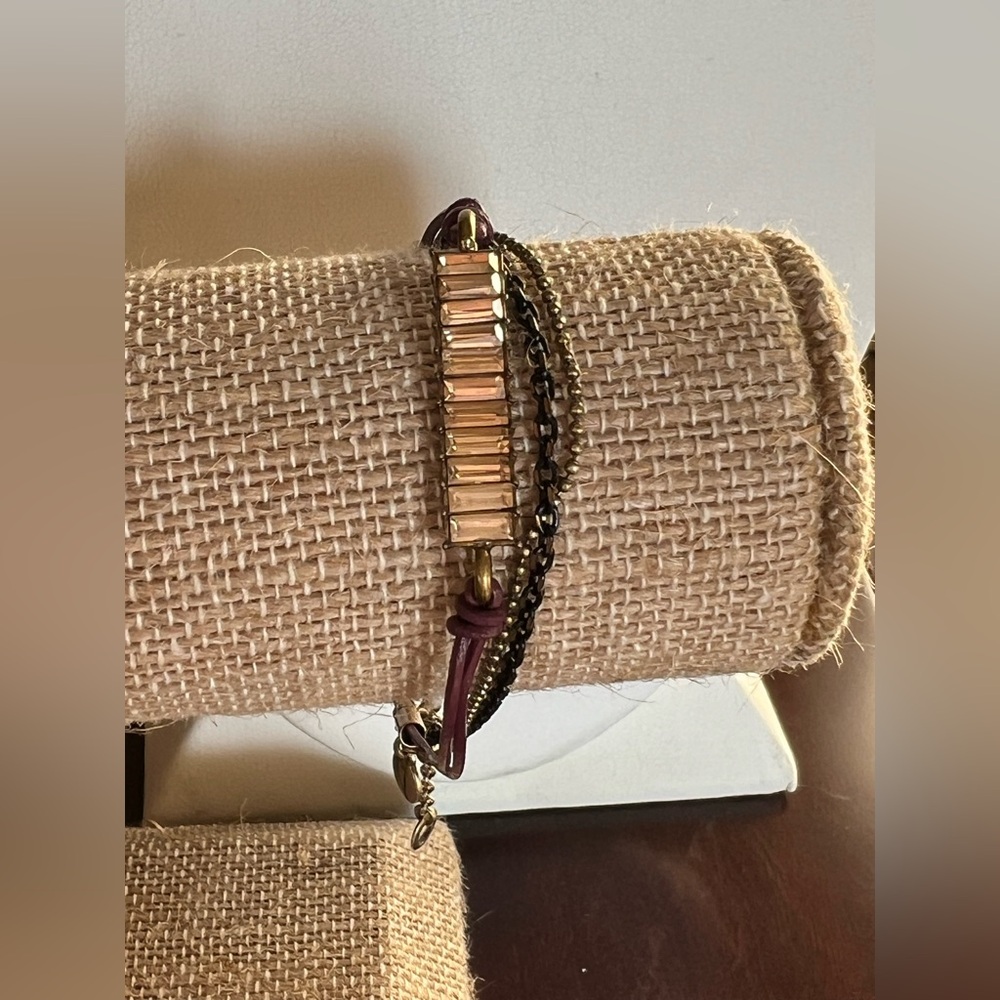 Chloe + Isabel Leather + Baguette Bracelet